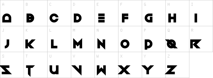 Uppercase characters