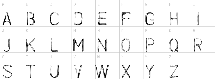 Uppercase characters