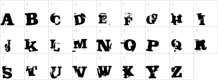 Uppercase characters