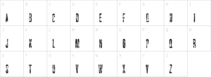Uppercase characters