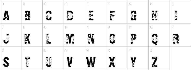 Uppercase characters