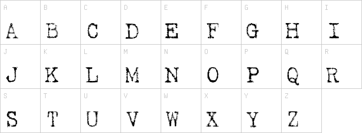 Uppercase characters