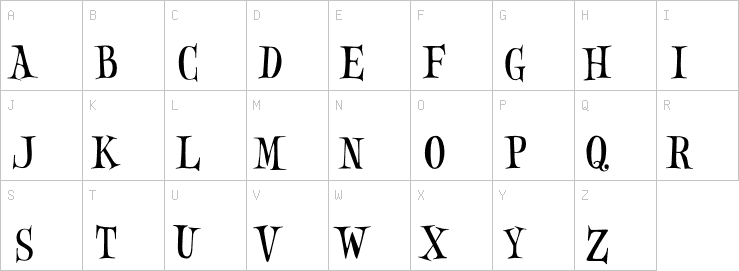 Uppercase characters