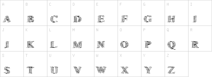 Uppercase characters