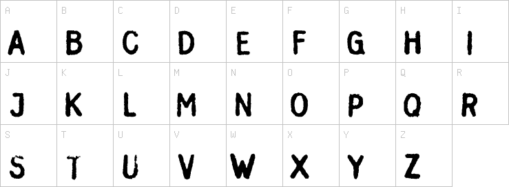 Uppercase characters
