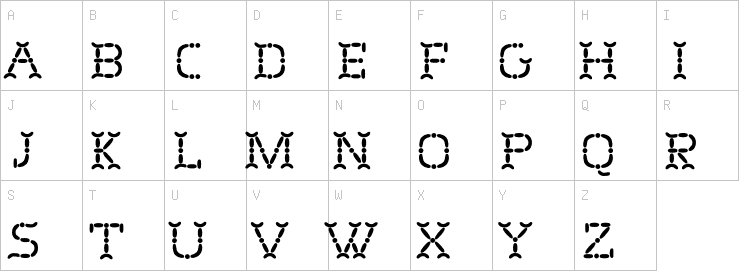 Uppercase characters