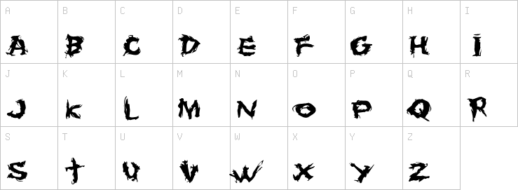 Uppercase characters