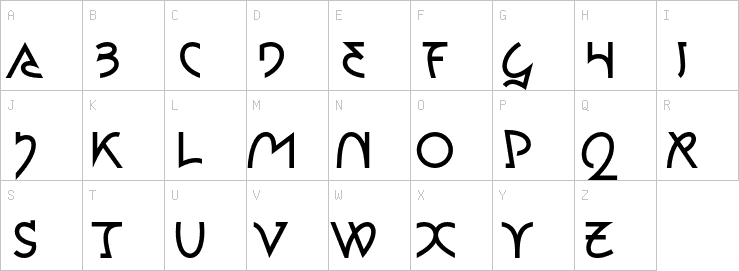 Uppercase characters