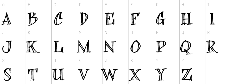 Uppercase characters