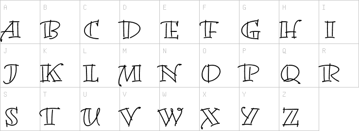 Uppercase characters
