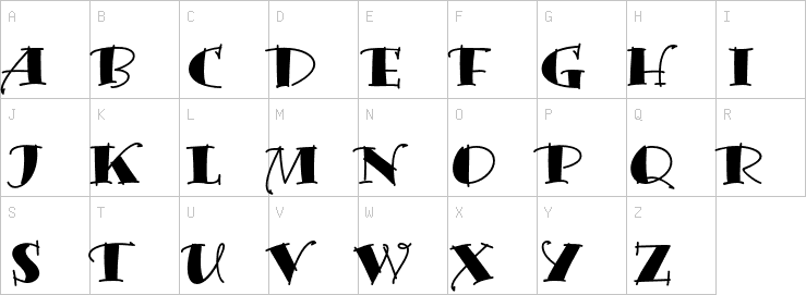 Uppercase characters