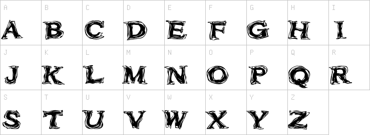 Uppercase characters