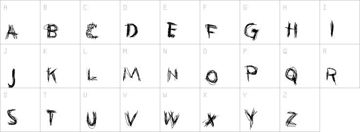 Uppercase characters