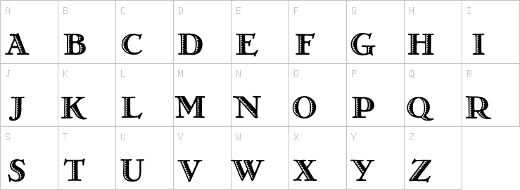 Uppercase characters