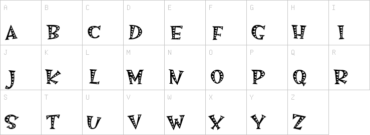 Uppercase characters