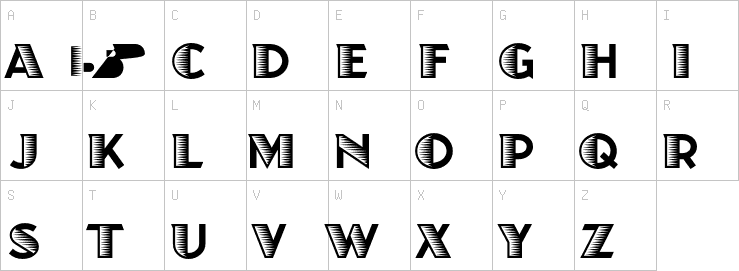 Uppercase characters