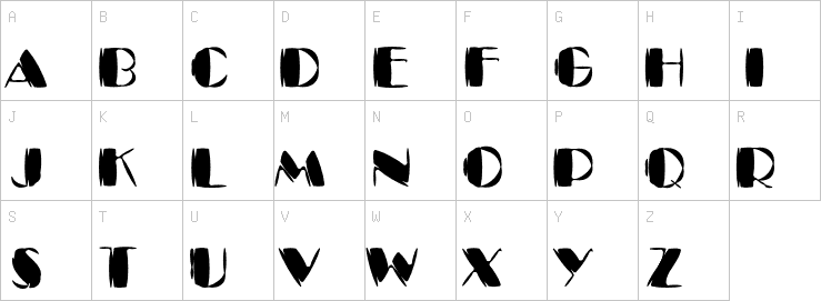 Uppercase characters