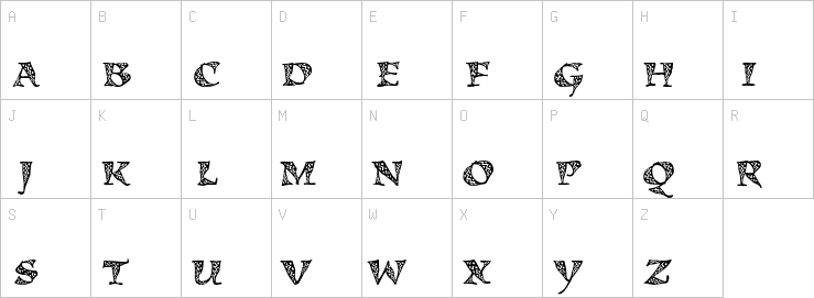 Uppercase characters