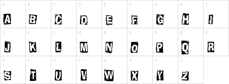 Uppercase characters