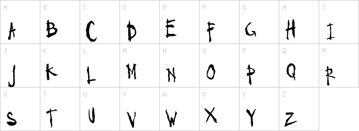 Uppercase characters