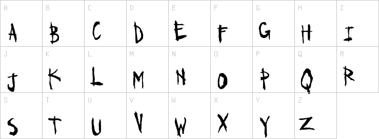 Uppercase characters