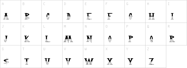 Uppercase characters