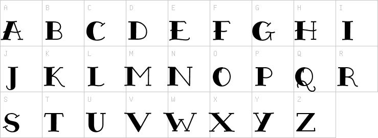 Uppercase characters