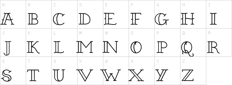 Uppercase characters