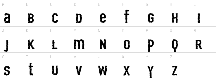 Uppercase characters