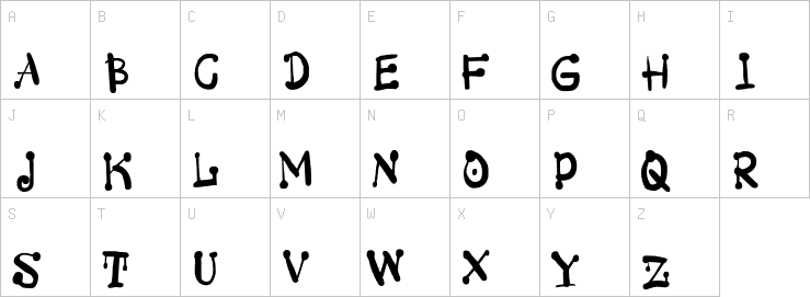 Uppercase characters