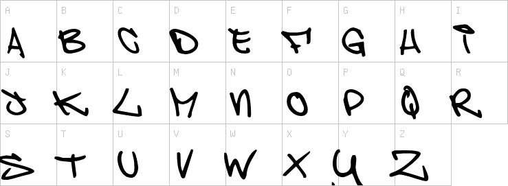 Uppercase characters