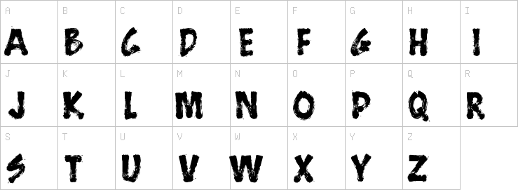 Uppercase characters