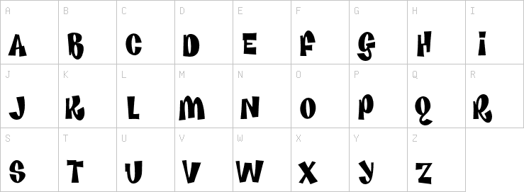 Uppercase characters