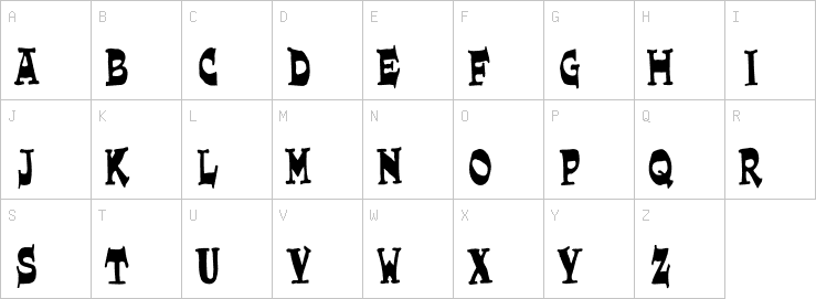 Uppercase characters