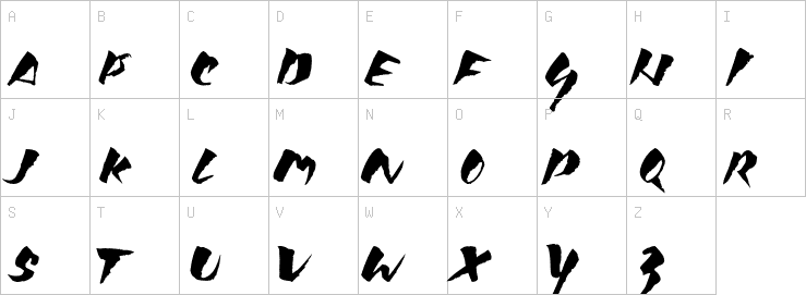 Uppercase characters