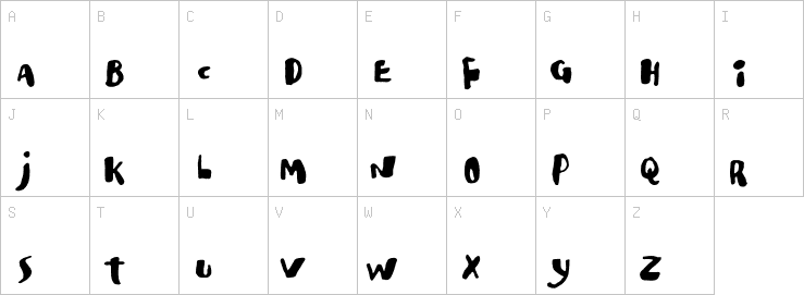 Uppercase characters