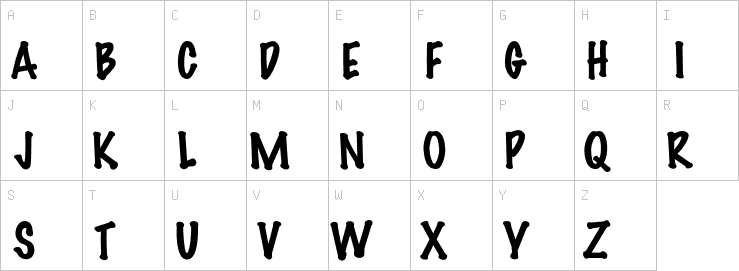 Uppercase characters