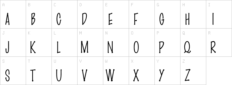 Uppercase characters