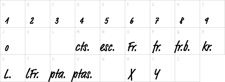 Uppercase characters