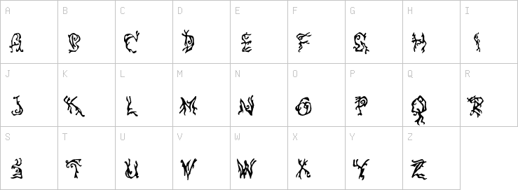 Uppercase characters