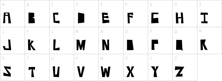 Uppercase characters