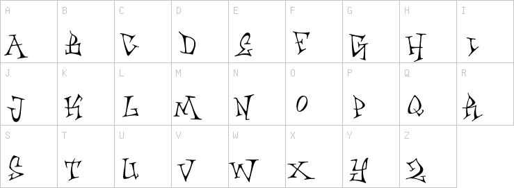 Uppercase characters