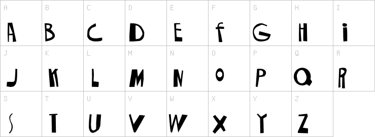 Uppercase characters