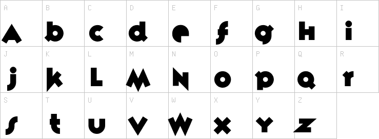 Uppercase characters