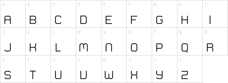 Uppercase characters