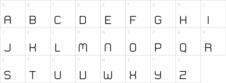 Uppercase characters