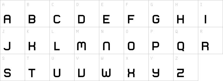 Uppercase characters