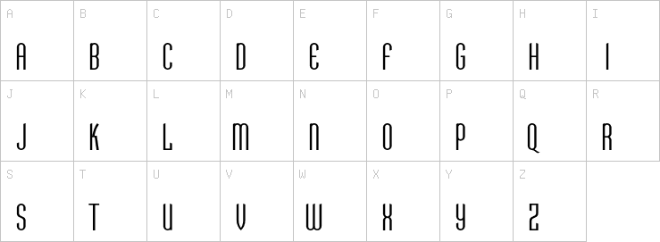 Uppercase characters