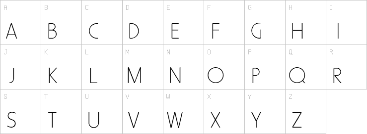 Uppercase characters