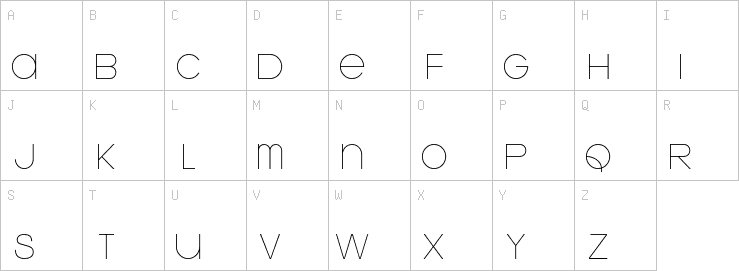 Uppercase characters